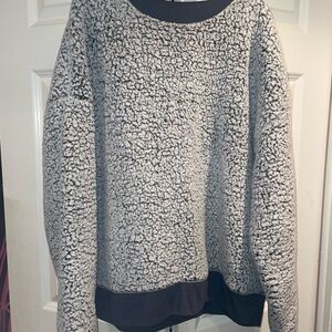 Secret Treasures Gray Sherpa Pullover